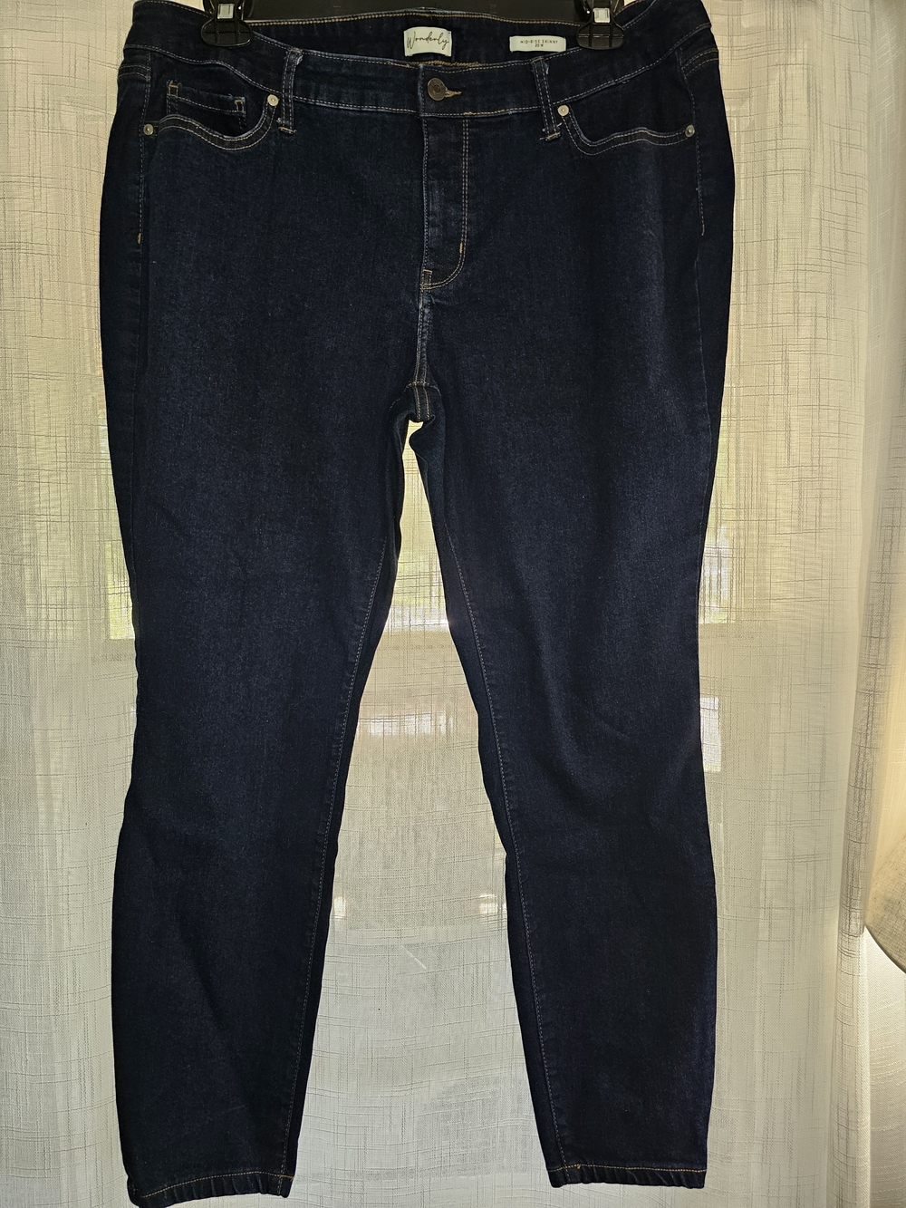 Wonderly Women's Dark Indigo Skinny Jeans